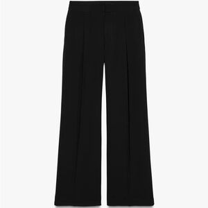Zara Black Wide-Leg Pants - Small